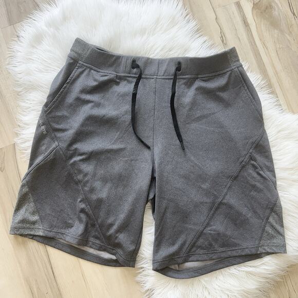 Men’s Hylete Grey Above Knee Athletic Shorts AS large - Picture 1 of 4